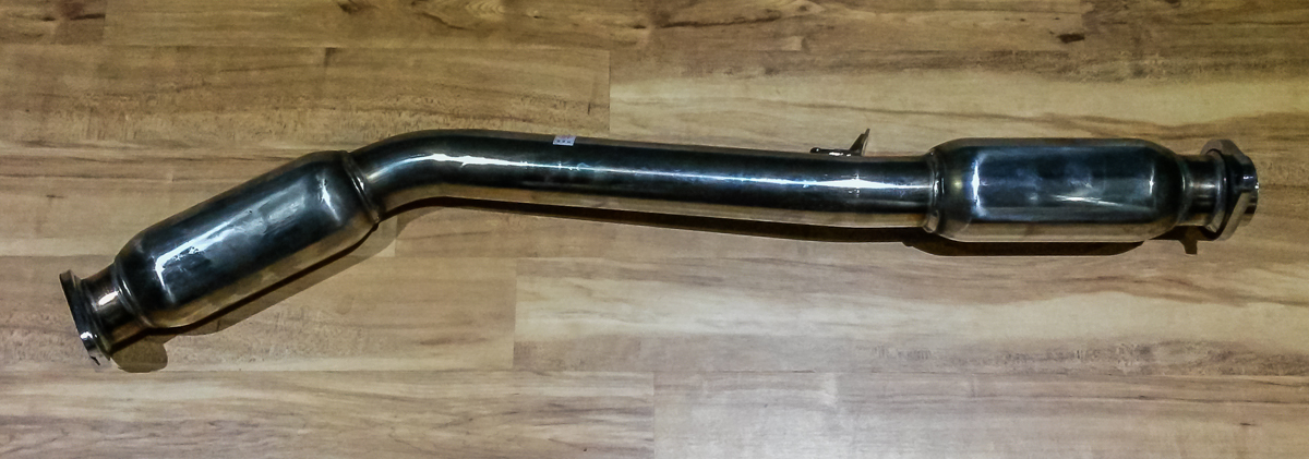 frs dual resonated front pipe